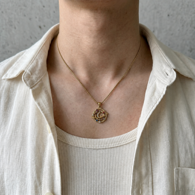 FADE MEET（フェードミート）の「Orbit Eclipse Necklace（Accessories）」