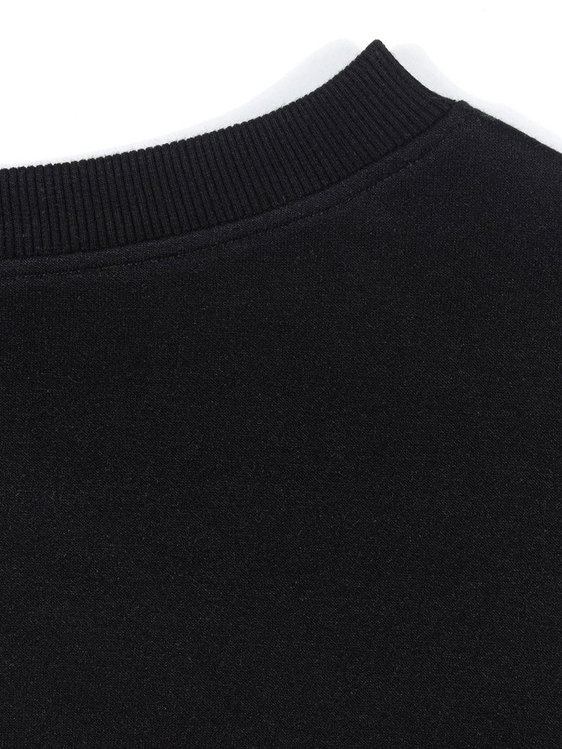 OFF-SHOULDER SWEATSHIRT_Black