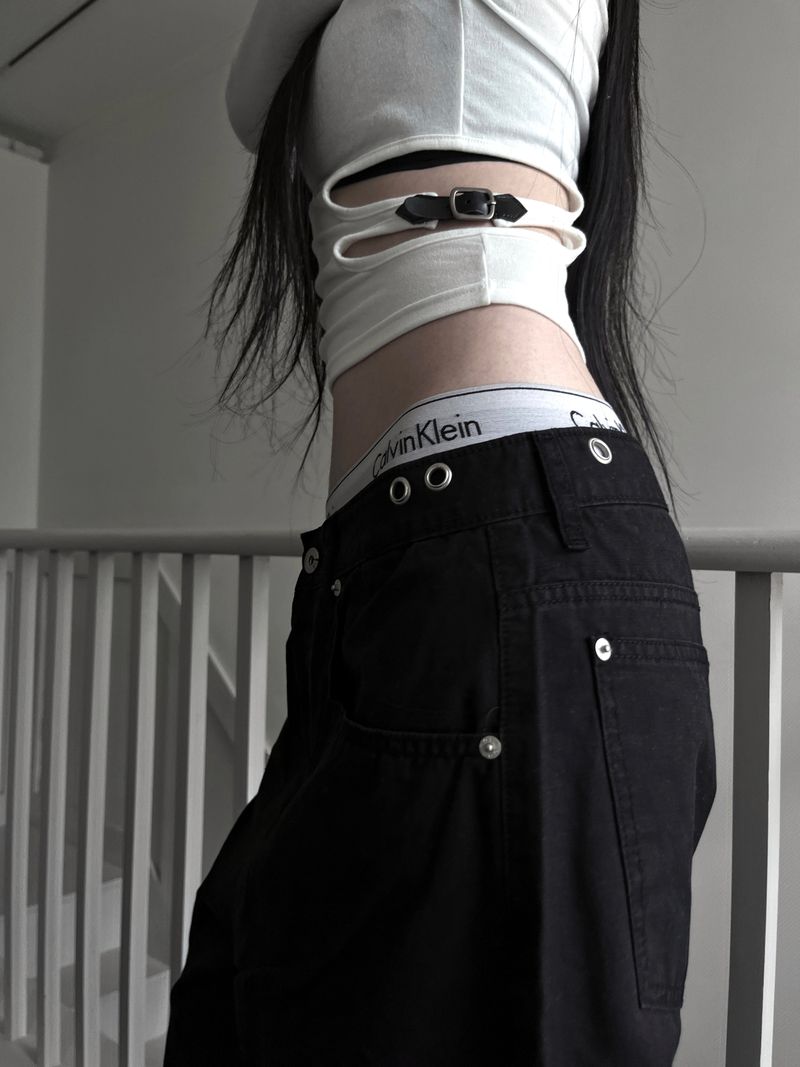 URBAN UNIQUE（アーバンユニーク）の「obi eyelet wide pants（Pants）」