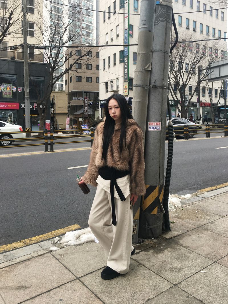 Eyelet Steel Lap Scarf Pants (3c)