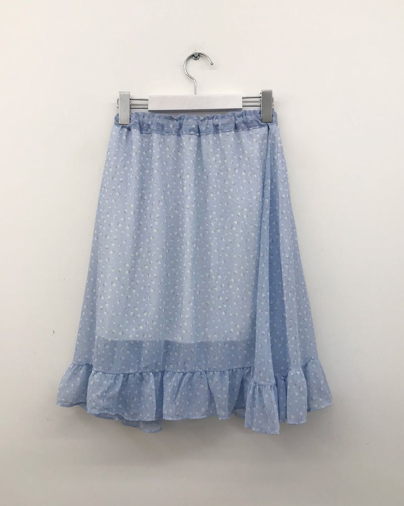 Flow String Midi Skirt (2color)