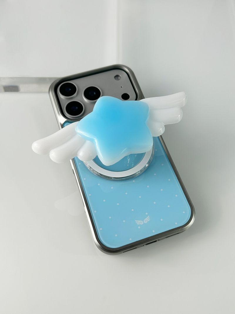 Star Wing Grip Tok Holder Smart Tok(Blue)