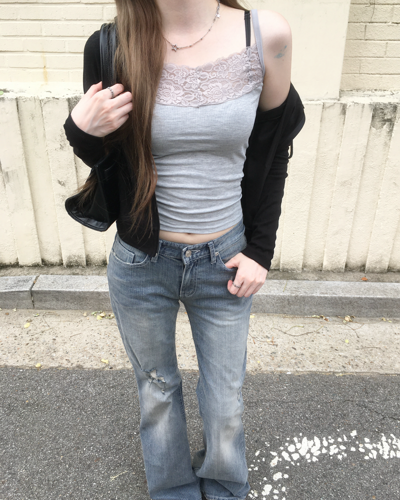 Crop slim hood jumper