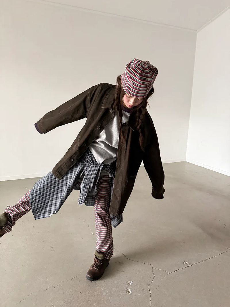  french mood peach jacket 