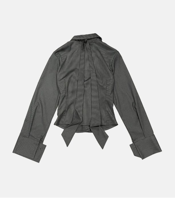 Fondue Tie Shirring Shirt