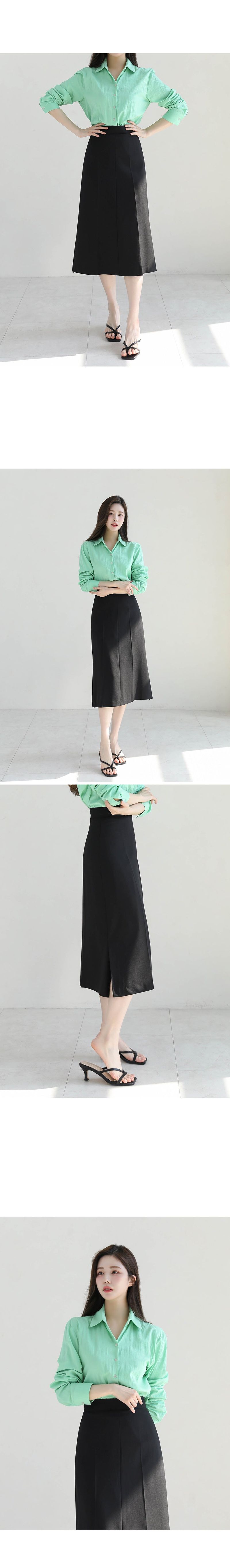 Kate lamb's slit skirt