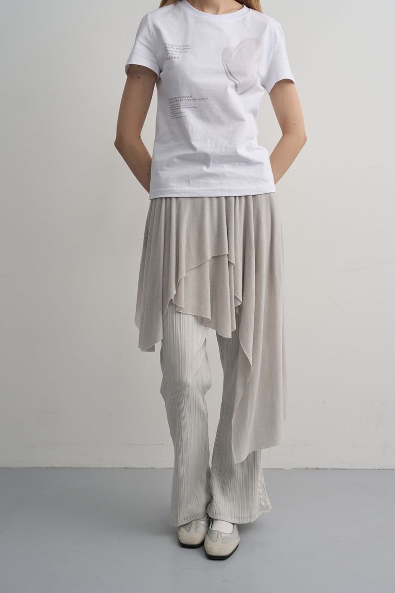 HEART PRINT T-SHIRT 