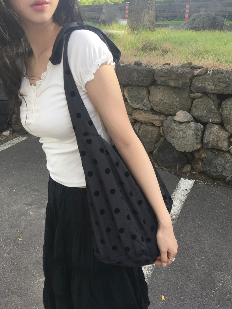 RIbbon Tied Shoulder Bag
