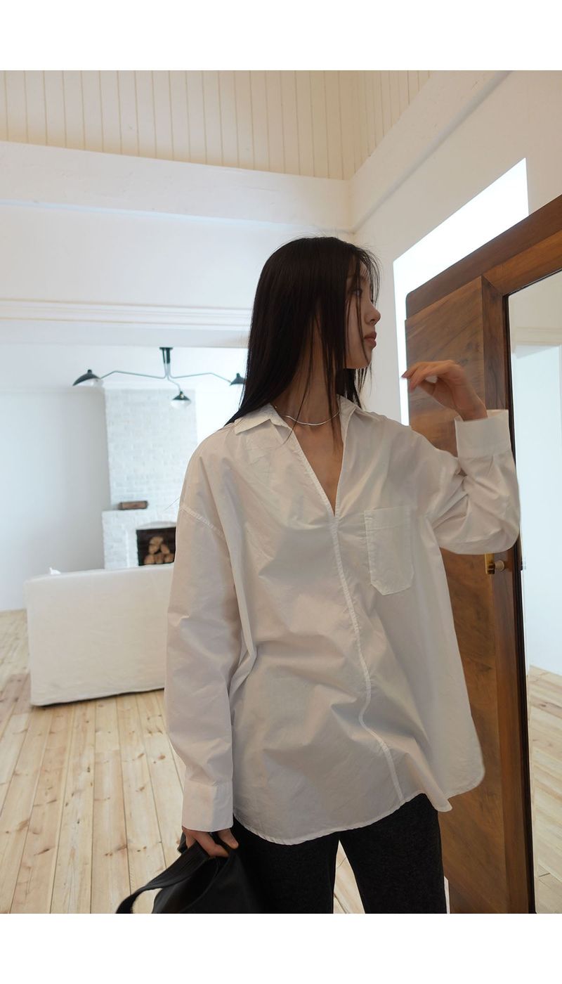 non button white shirts