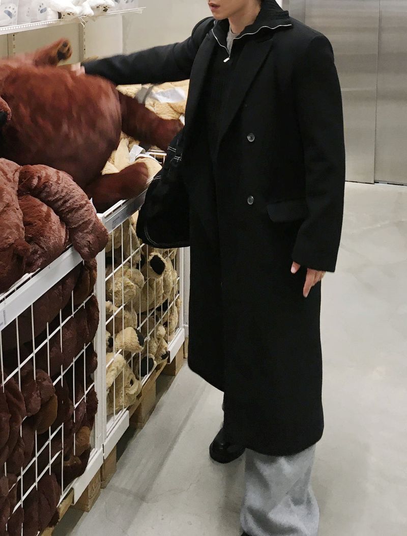 No.1508 H wool20 double COAT