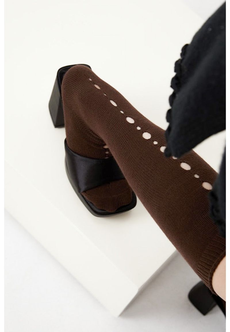 hole knee socks (4 color)