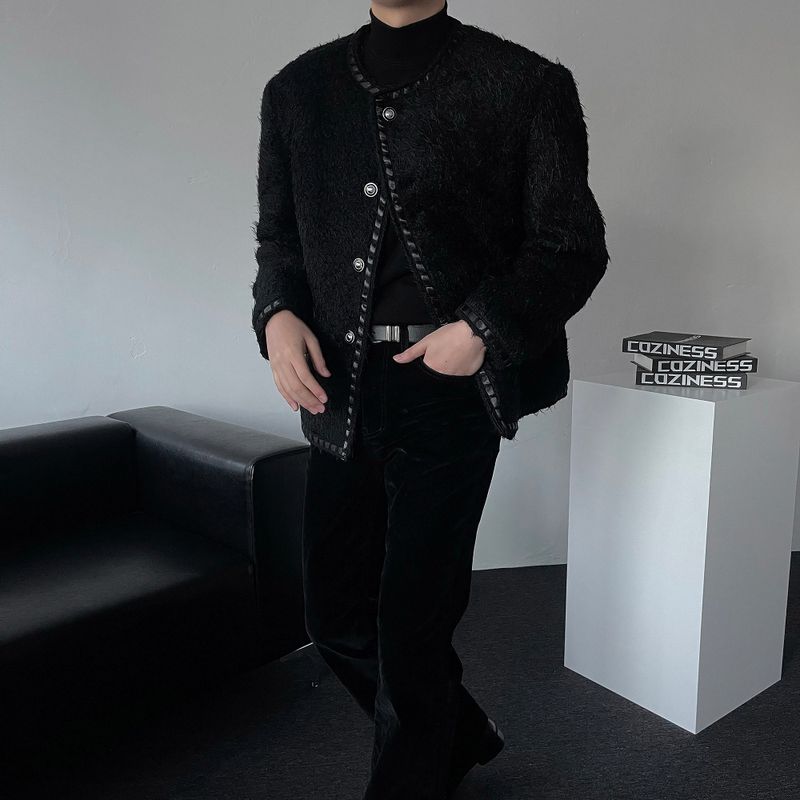 COZINESS（コジネス）の「ECT Buccle Tweed Liner Jacket (2 colors)（Jackets/Outerwear）」
