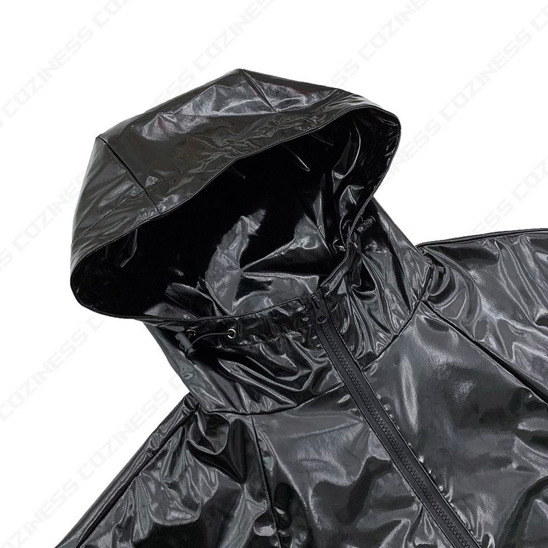 RH Pendant Enamel Leather Jacket (3 colors)