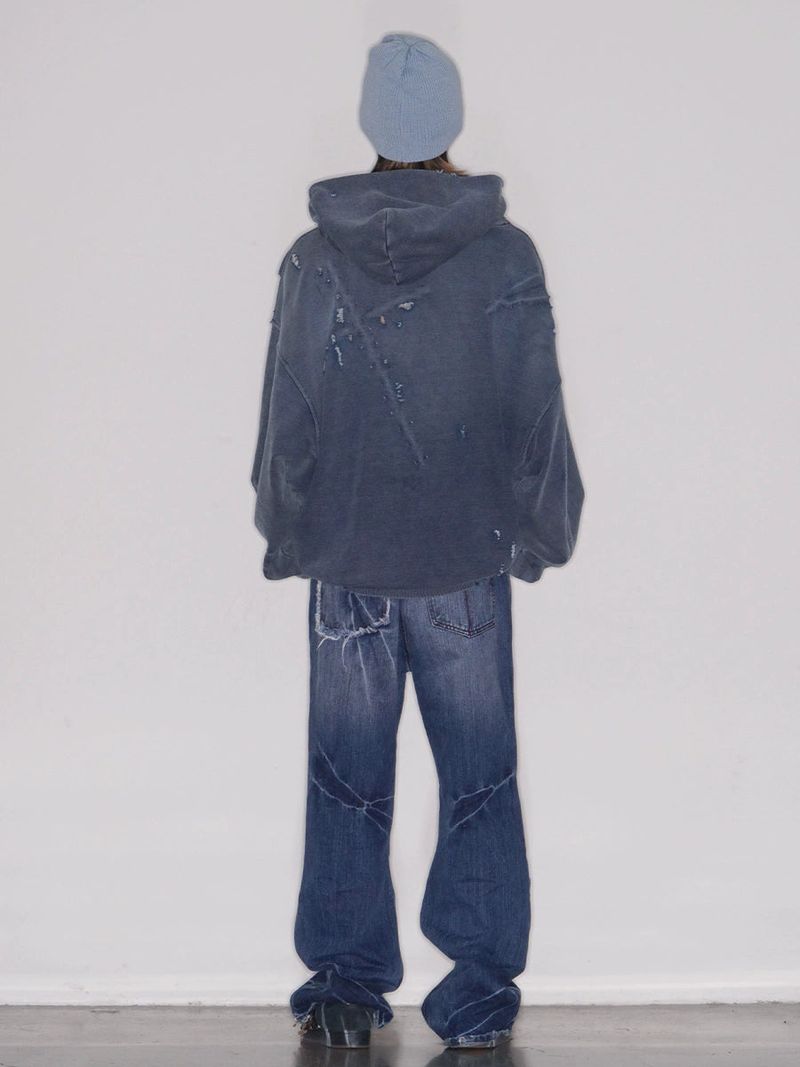 TIE SPRAYED HOODIE