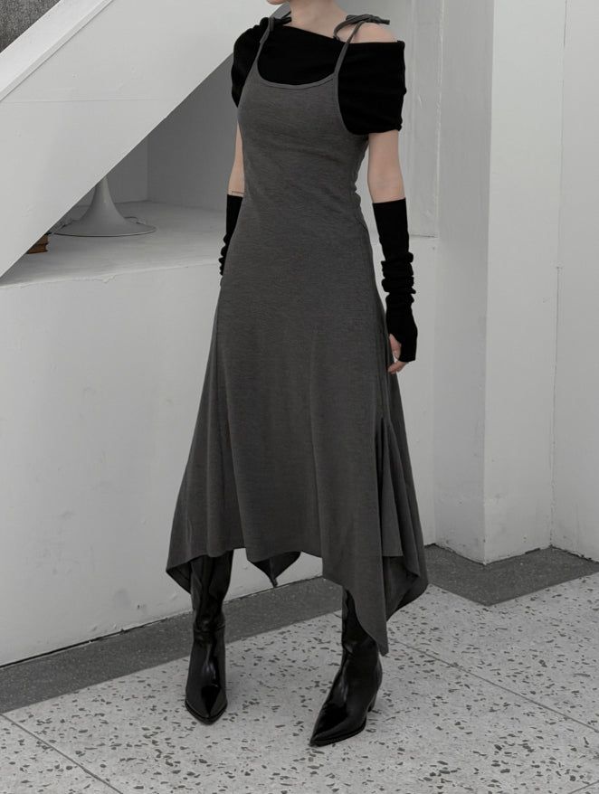 Oan Two-Way Unbalanced Flare One-Piece