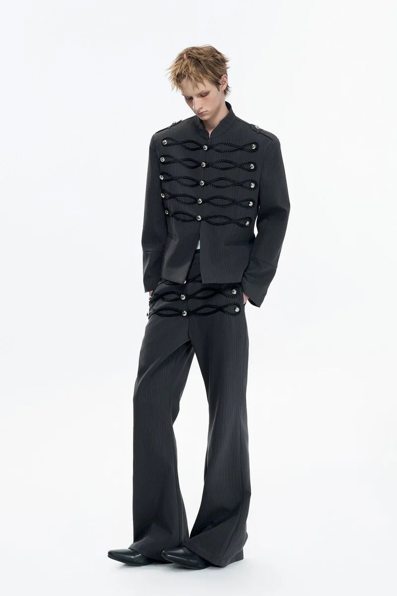 Argue Cultureの「Napoleon Striped Flared Trousers（Pants）」