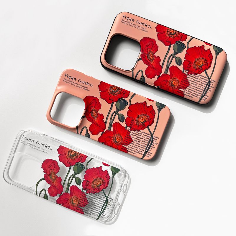 Red Poppy (iPhone) Jelly Case