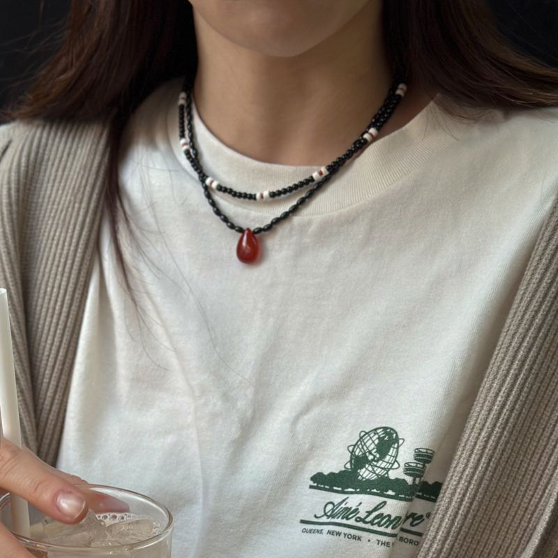 Slim onyx Necklace