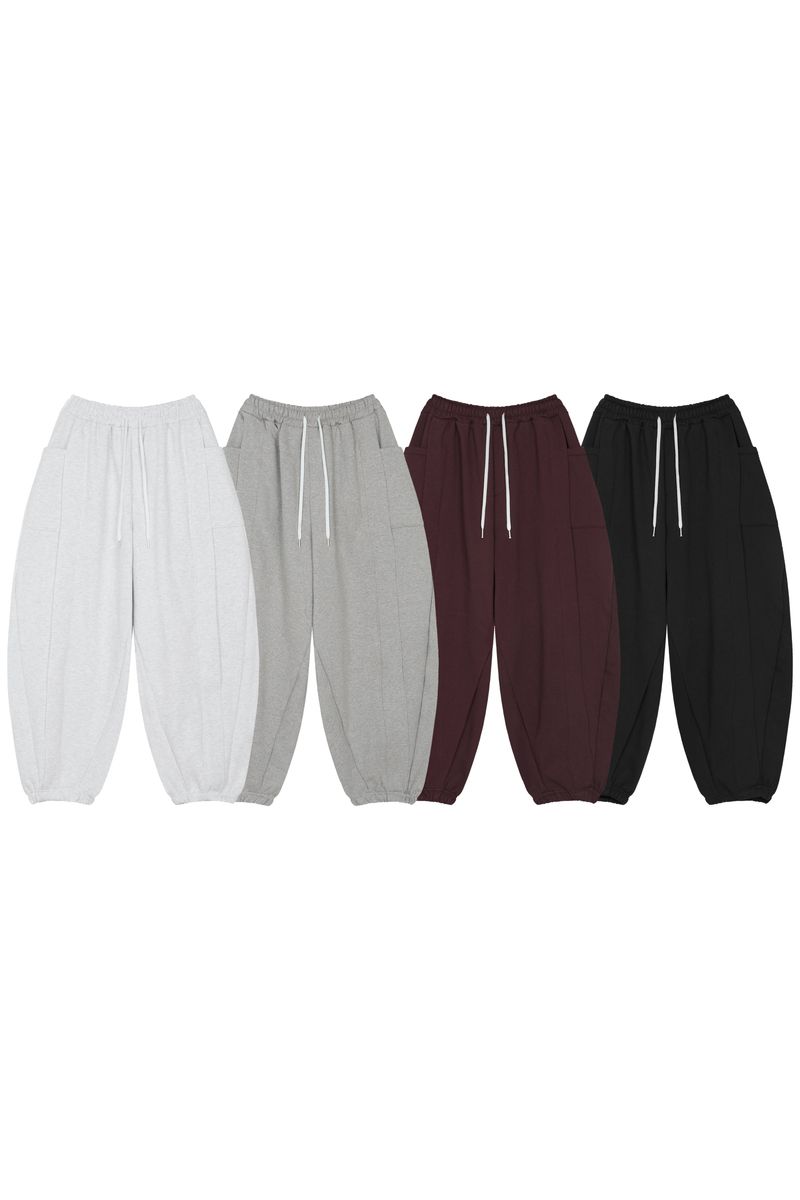 VENTIQUE Wave fleece jogging pants 4color
