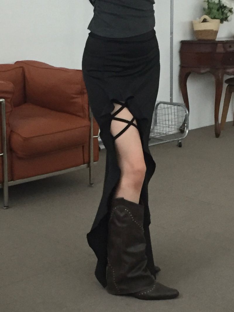 Xx Ruffle Long skirt