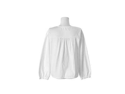 Niro Pintuck Strap Long Sleeve Blouse