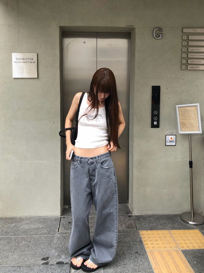 [ORIGINAL] Vine Straight Wide Denim Pants