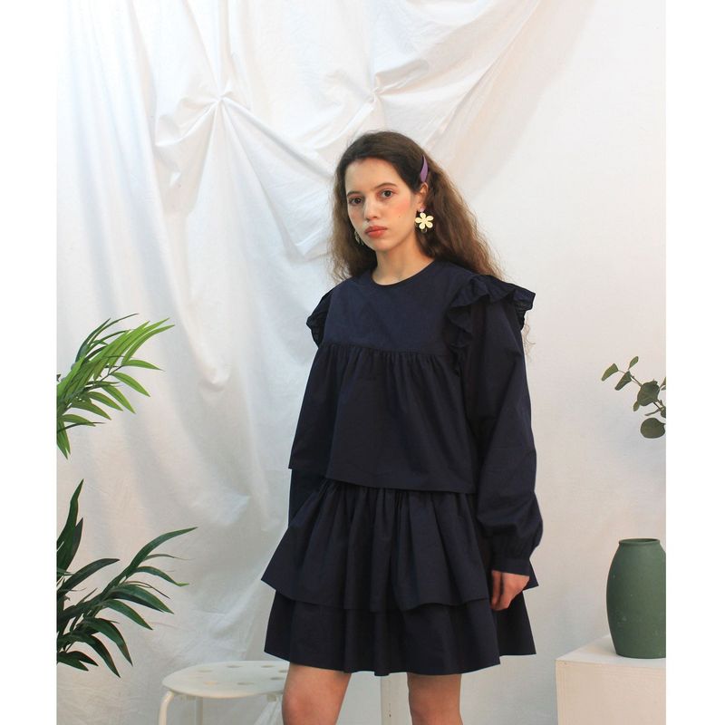 Floria shirring skirt