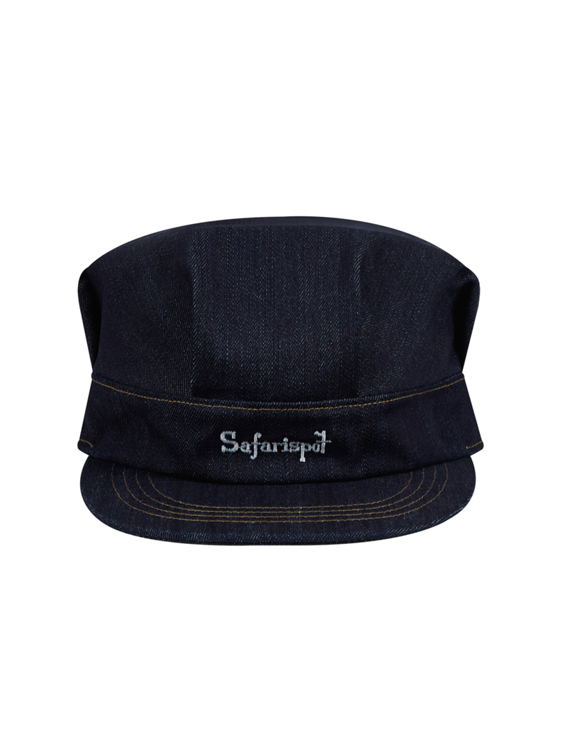 ULTIMATE LOGO DENIM RAILROAD CAP (NAVY)
