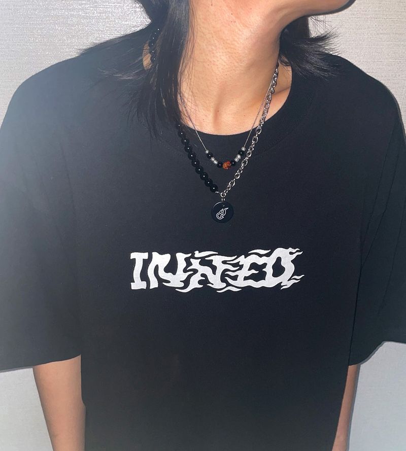 INNEQ（イネク）の「INNEQ NECKLACE BLACK（Accessories）」