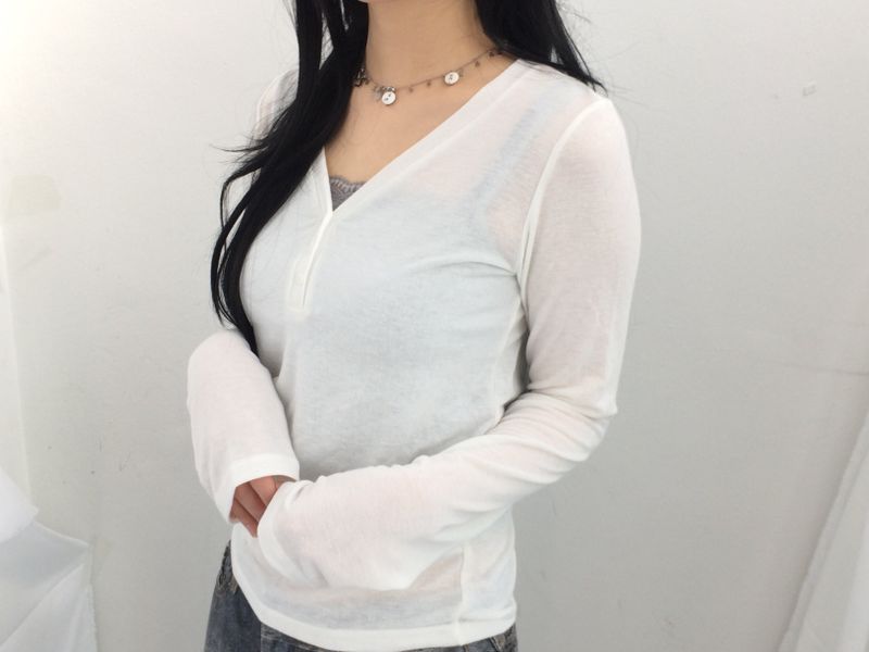 V cut light button t