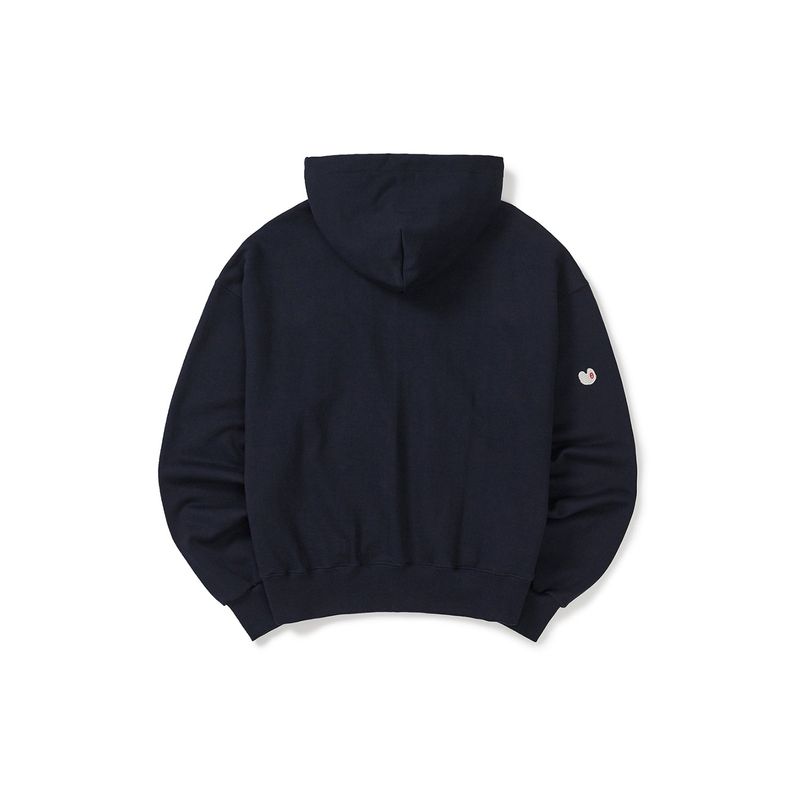 Gardener hoodied zip-up / Navy