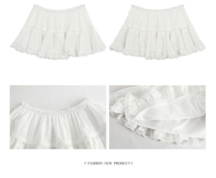 white cancan lovely skirt