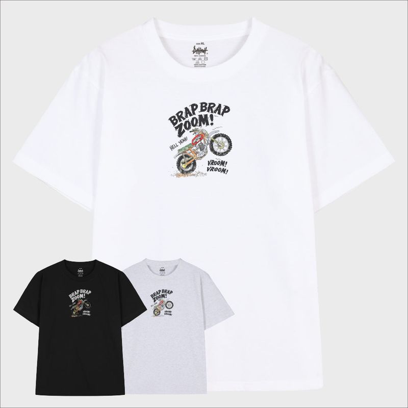 driftout（ドリフトアウト）の「ライドラウド ウィリーバイク Tシャツ(3color)（トップス）」