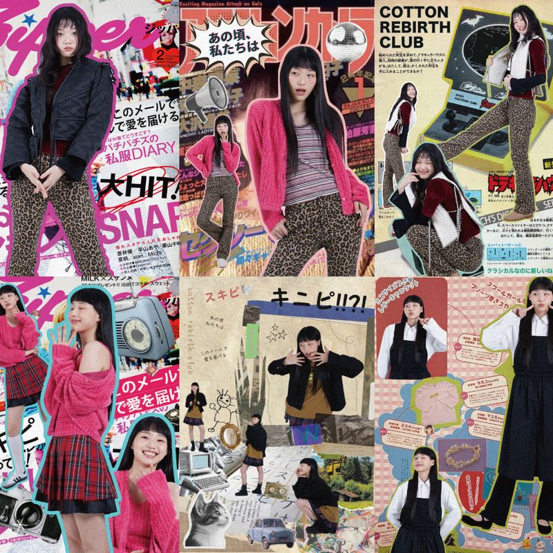 ホットピースストライプスリーブレス (グリーン)