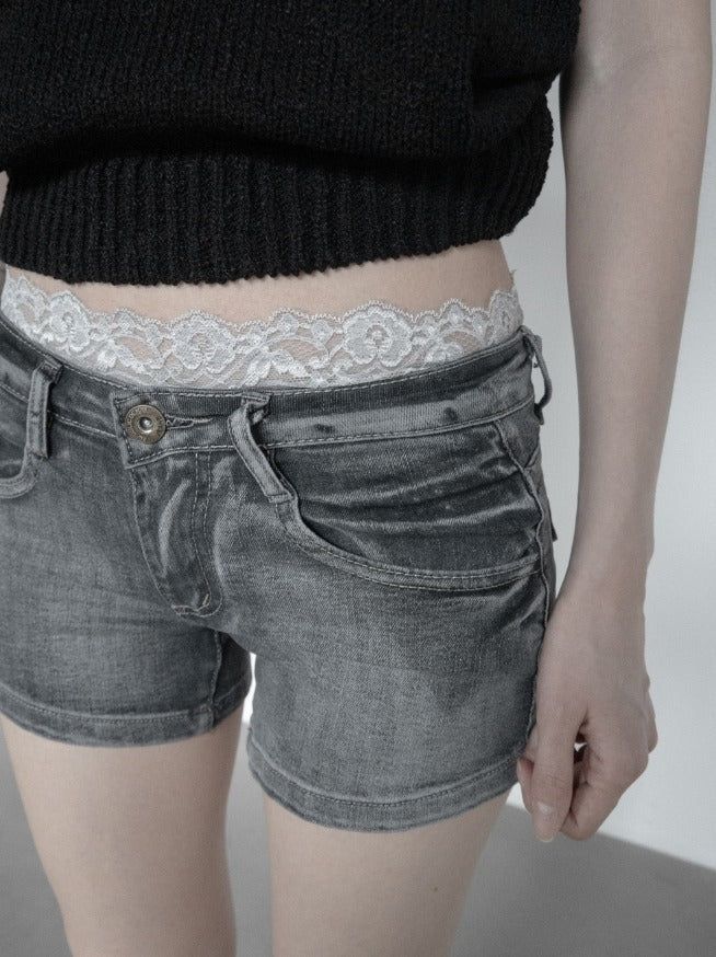 mnem(ムネム)の「Lacer Lace Inner Shorts(Pants)」
