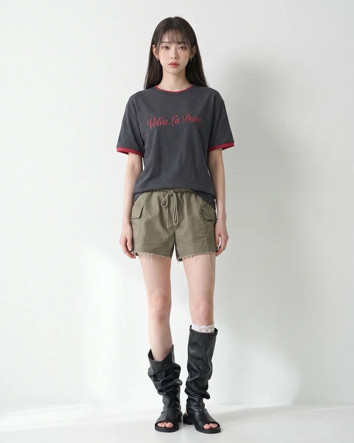 (UNISEX) Velia Layered Tee