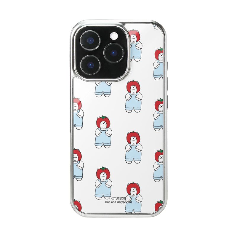 TUTEOGI ‘One and Only’ glass bumper case (silver frame)