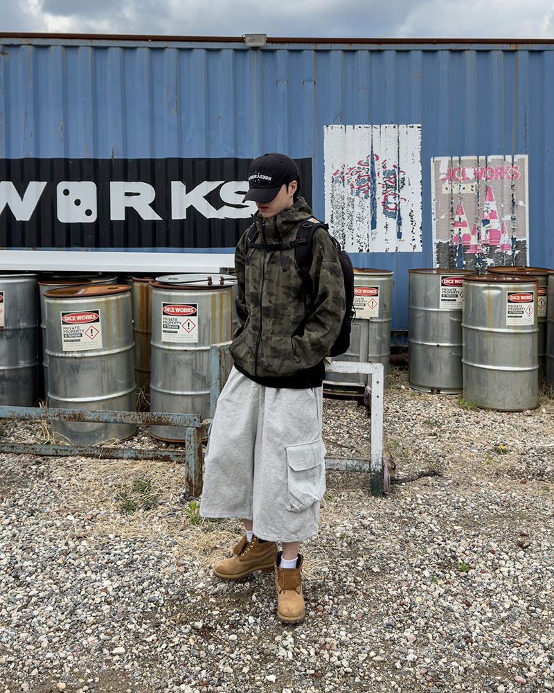 Lunen Big Cargo Bermuda Sweatpants