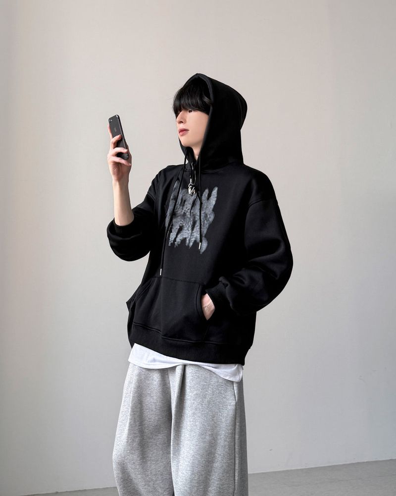 Grab Brushed Over Hoodie