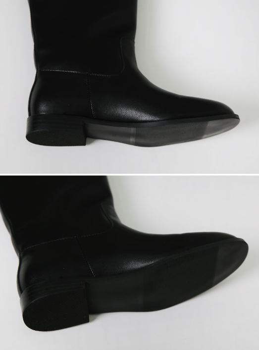 TD Suede Leather Middle Boots (2color)