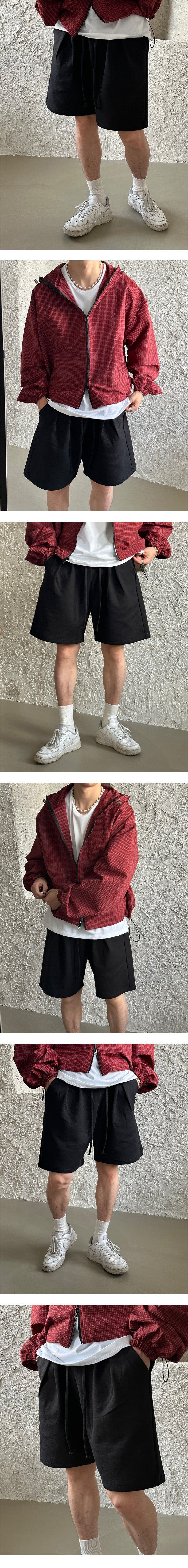 [PREMIUM] Essential pin tuck half pants (4color)