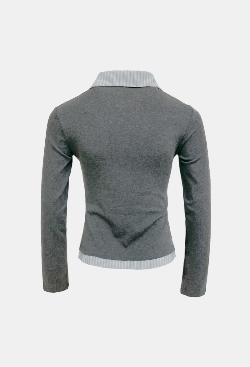Modern Layered Drape T-shirt