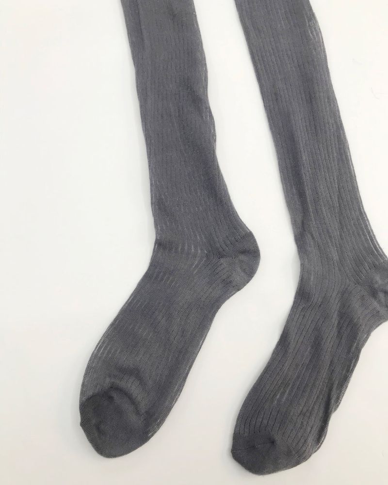 Ruben See-Through Knee Socks (2color)