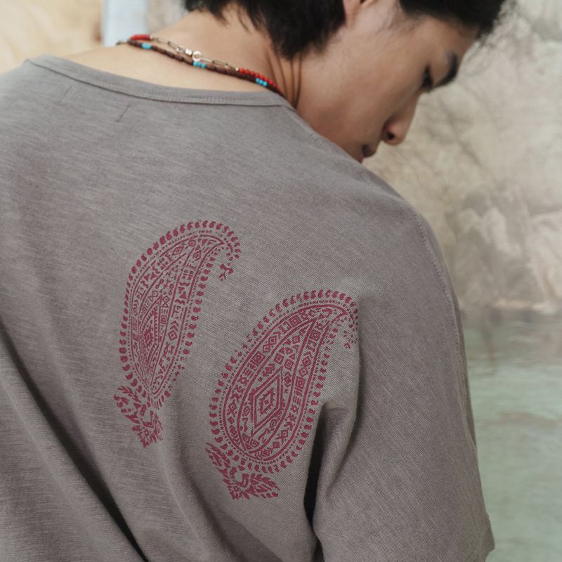 ボテハーフTシャツ / マッドグレー