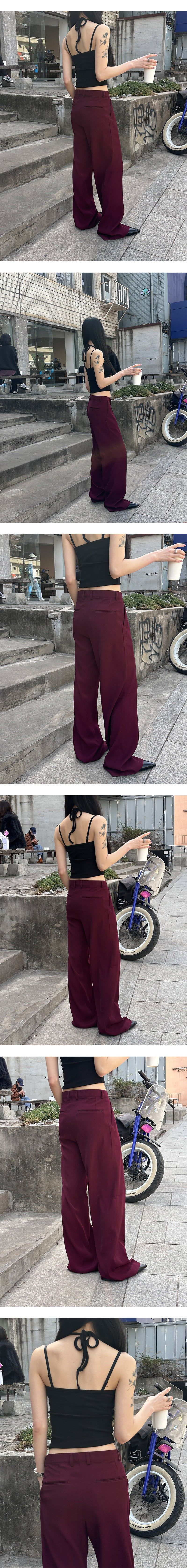 [Unisex] ワイドロングスラックス(2color)