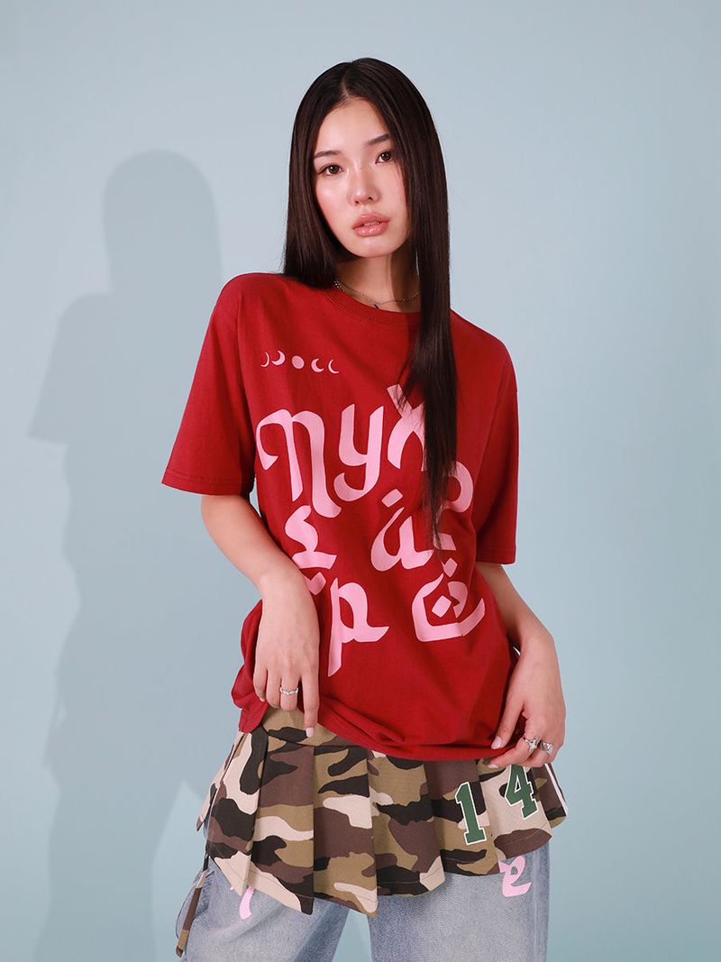 PLEATS WRAP SKIRT (CAMO)