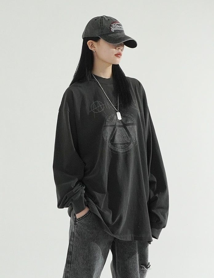KIXI（キッシー）の「Ministry Washed Long sleeve T-shirt（Tops）」