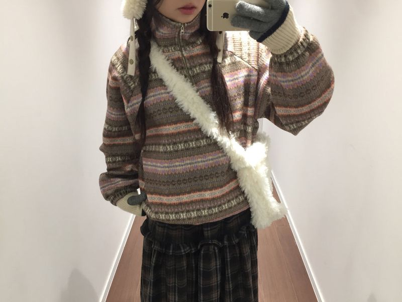 [MD's Pick] Cotton Candy Nordic Fleece Anorak (2color)