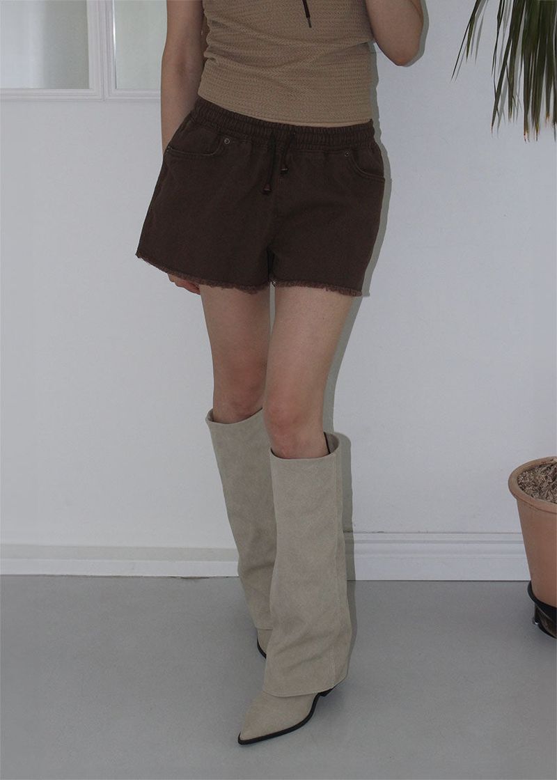 LINEN WESTERN BOOTS