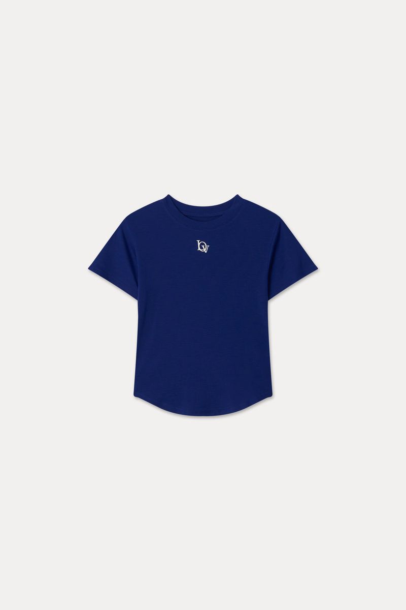 TENCEL PETIT TEE_COBALT